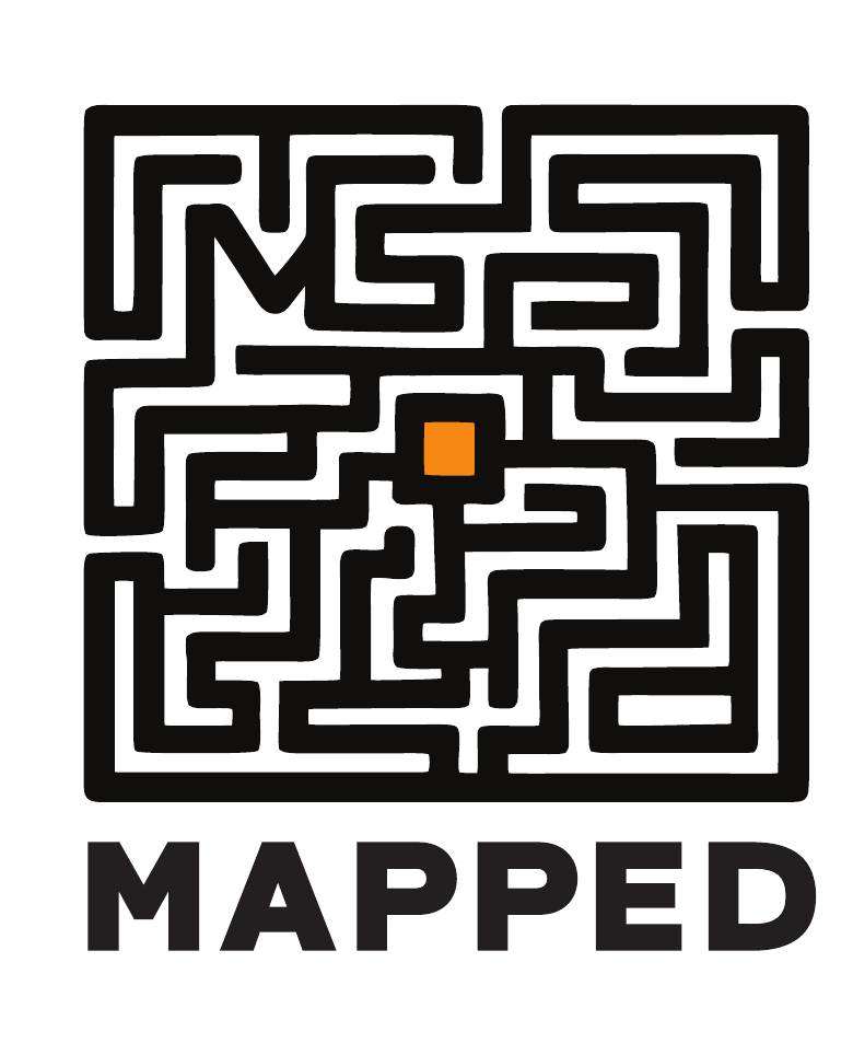 Mapped logo